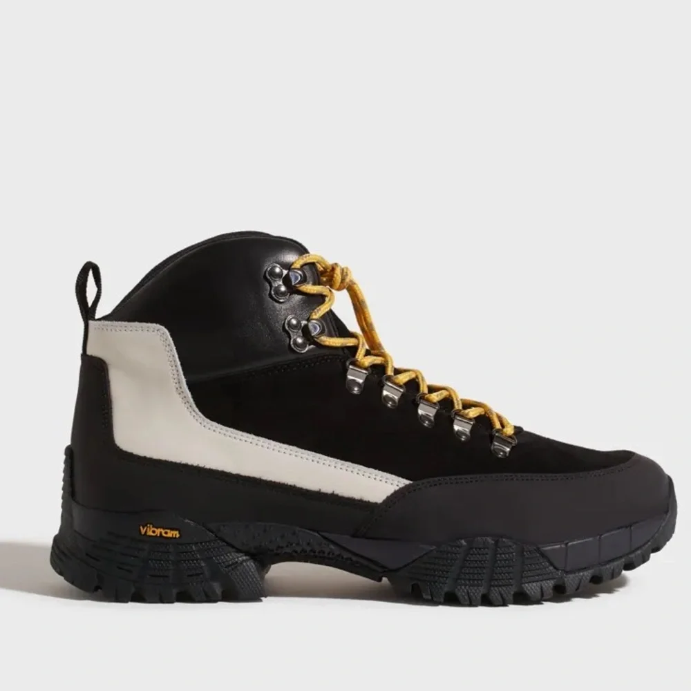J. Linderberg Hiker High Boots in Black, Size 42 New in Box